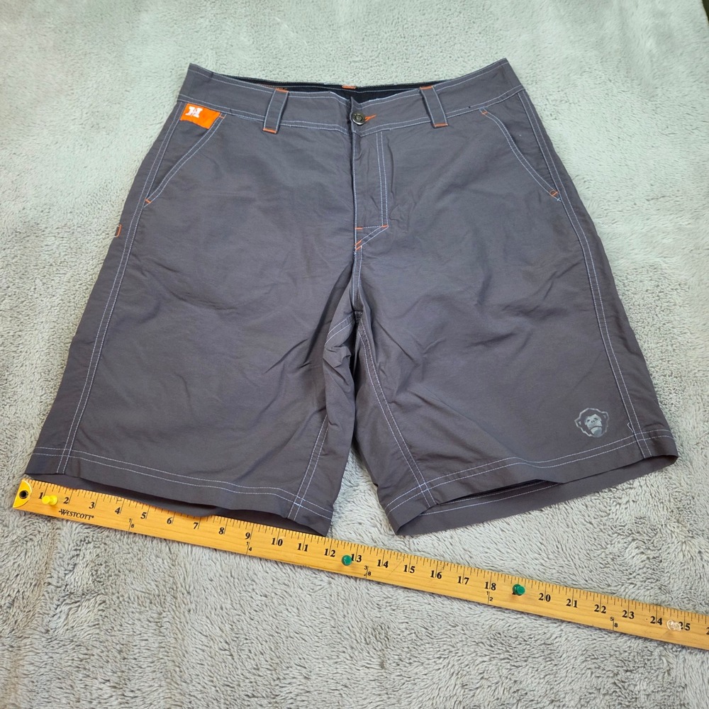 Howler Brothers Horizon Shorts Mens Sz 33 Ripstop Technical Outdoor Grey Orange